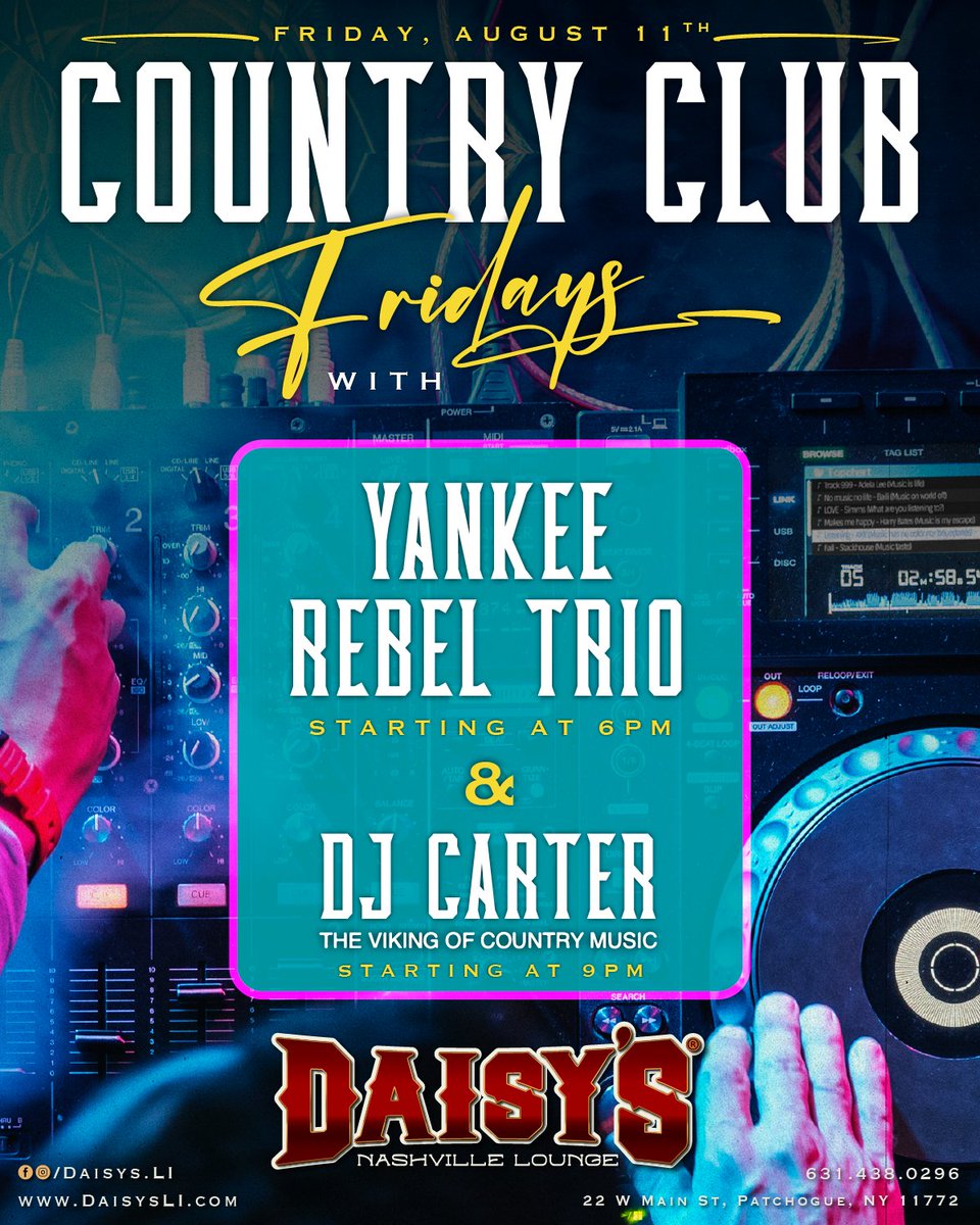 Daisys_LI's tweet photo. Make your week more enjoyable by joining us at Daisy’s! https://t.co/xPJujpneLn