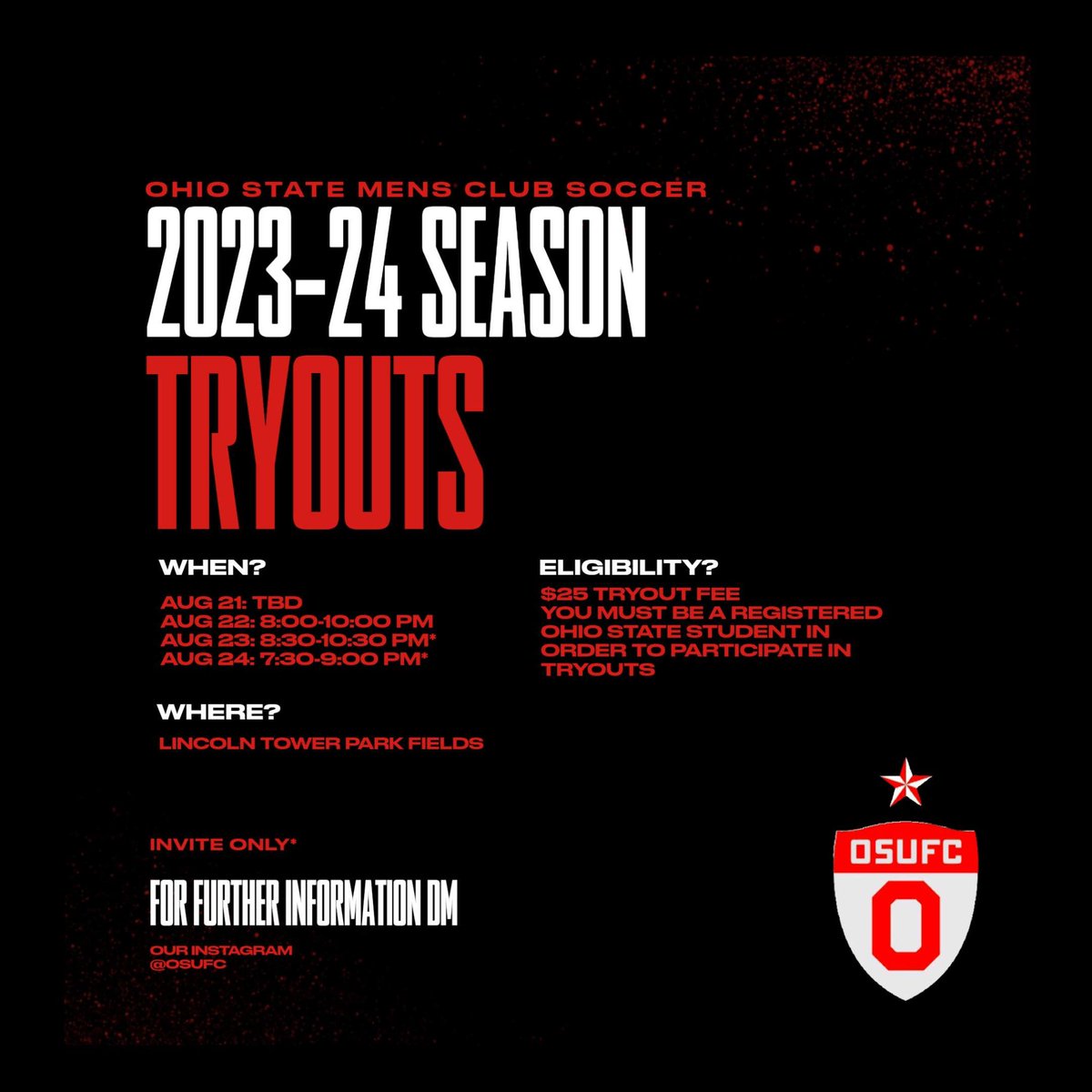 After a long wait, the dates are here! Hope to see everyone #gobuckeyes