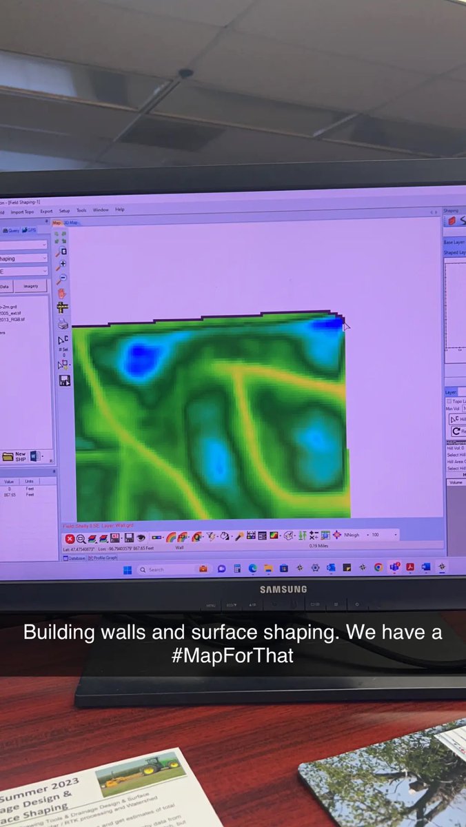 SarahHallGanje1's tweet photo. Land shaping… we have a #MapForThat @GKTechInc https://t.co/8h0oTzxp1t
