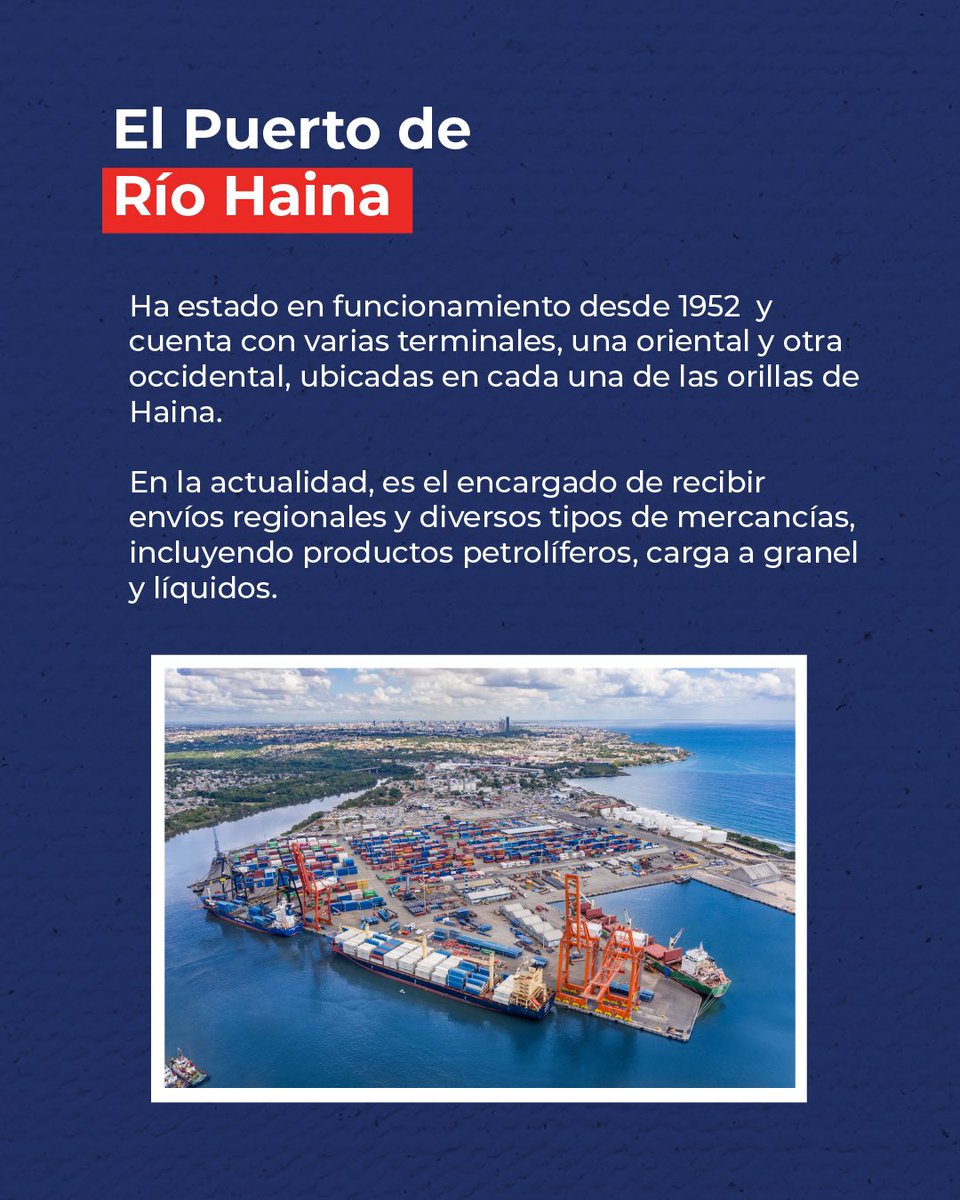 cpmsprd's tweet photo. El transporte marítimo es crucial para nuestra economía. En la #CPMSP, trabajamos para lograr una infraestructura portuaria segura y moderna que facilite el comercio internacional y beneficie a las empresas y la economía del país. 🙌🇩🇴 https://t.co/0HV0qTU086