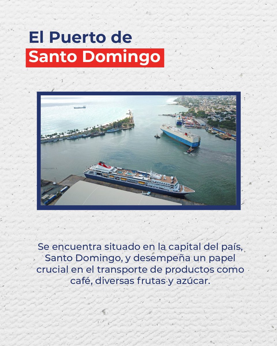 cpmsprd's tweet photo. El transporte marítimo es crucial para nuestra economía. En la #CPMSP, trabajamos para lograr una infraestructura portuaria segura y moderna que facilite el comercio internacional y beneficie a las empresas y la economía del país. 🙌🇩🇴 https://t.co/0HV0qTU086