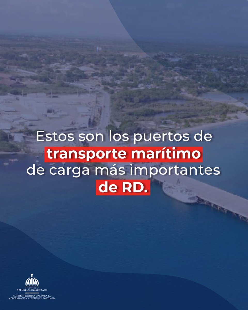 cpmsprd's tweet photo. El transporte marítimo es crucial para nuestra economía. En la #CPMSP, trabajamos para lograr una infraestructura portuaria segura y moderna que facilite el comercio internacional y beneficie a las empresas y la economía del país. 🙌🇩🇴 https://t.co/0HV0qTU086