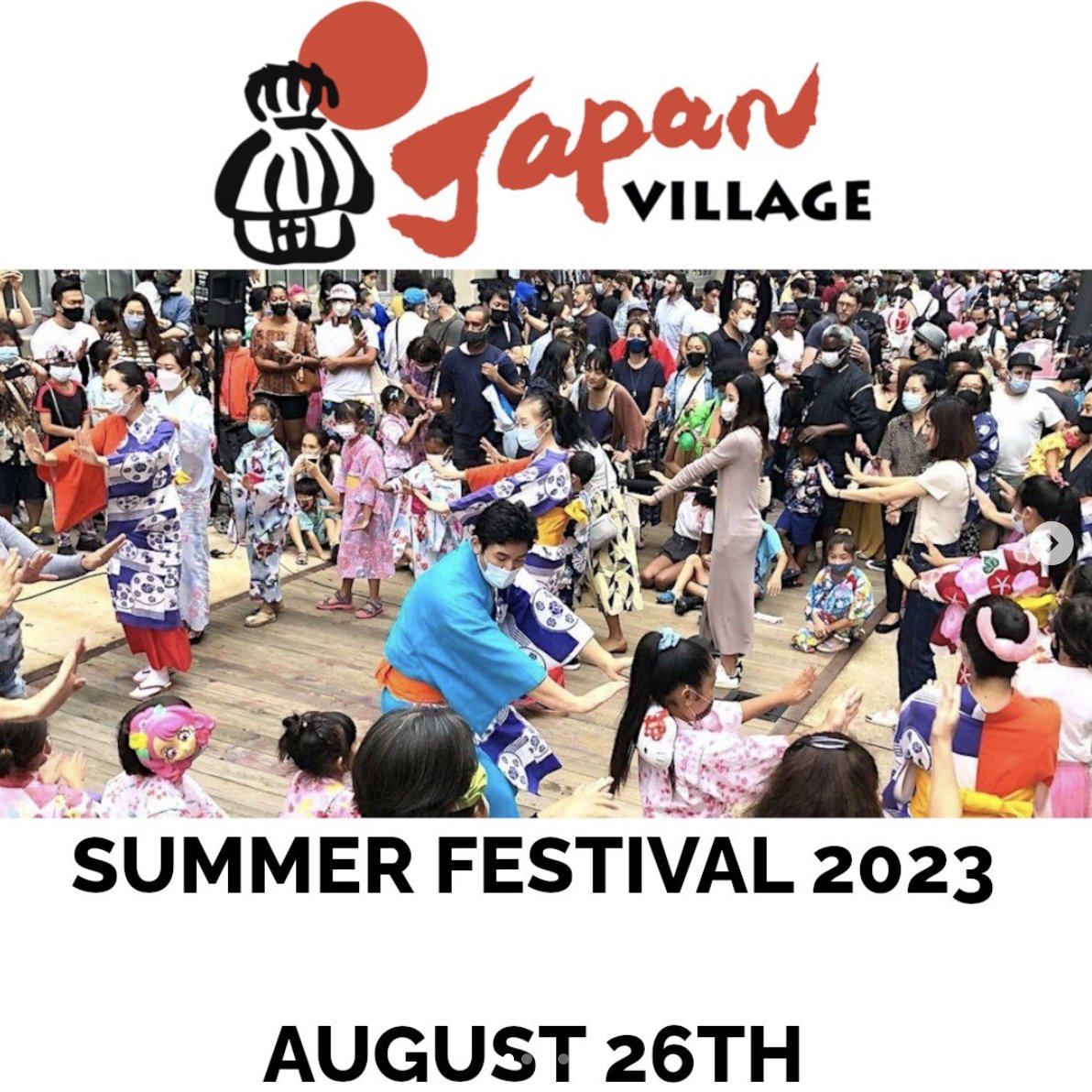 🍣🍜🥢 Indulge in the savory delights of Japan at #JapanVillageBrooklyn Summer Family Festival!  

Join them Saturday, August 26th, 2023, for an unforgettable celebration of Japanese traditions and culture.

#JapanVillage