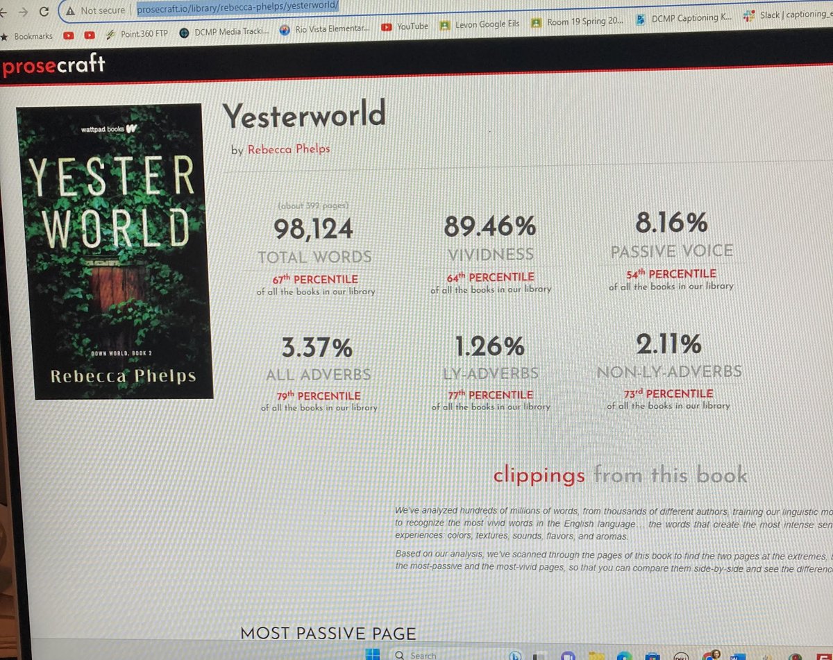 DownWorldNovel's tweet photo. Yep, me too. I did not consent to this use of my work, #Prosecraft, and I am not being compensated for it. https://t.co/0Q6hkSfa8z