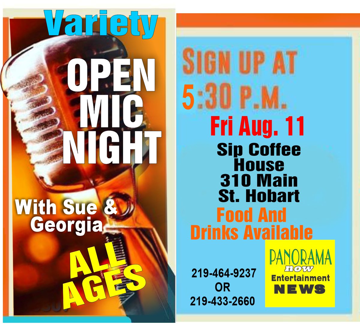 Open Mic - PanoramaNOW Entertainment News panoramanow.com/open-mic/ via @panoramanow #OpenMic #OpenStage #Comedy #Poetry #SpokenWord #SingerSongWriter #Hobart #HobartIndiana #NwiOpenMic #Clowns #StandUpComedy #Comedians #PoetrySlam #Storytelling #HobartIN