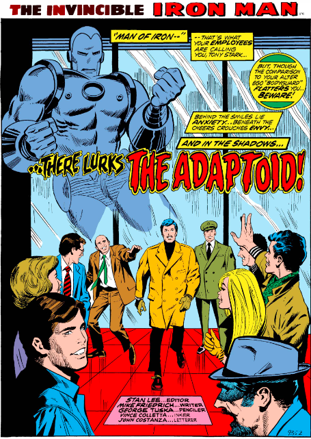 MarvelADay's tweet photo. #MarvelADay #IM49 This is a rather unremarkable splash page, but we will be getting to the Adaptoid soon, we promise! - VA https://t.co/k8eDxBkJKV