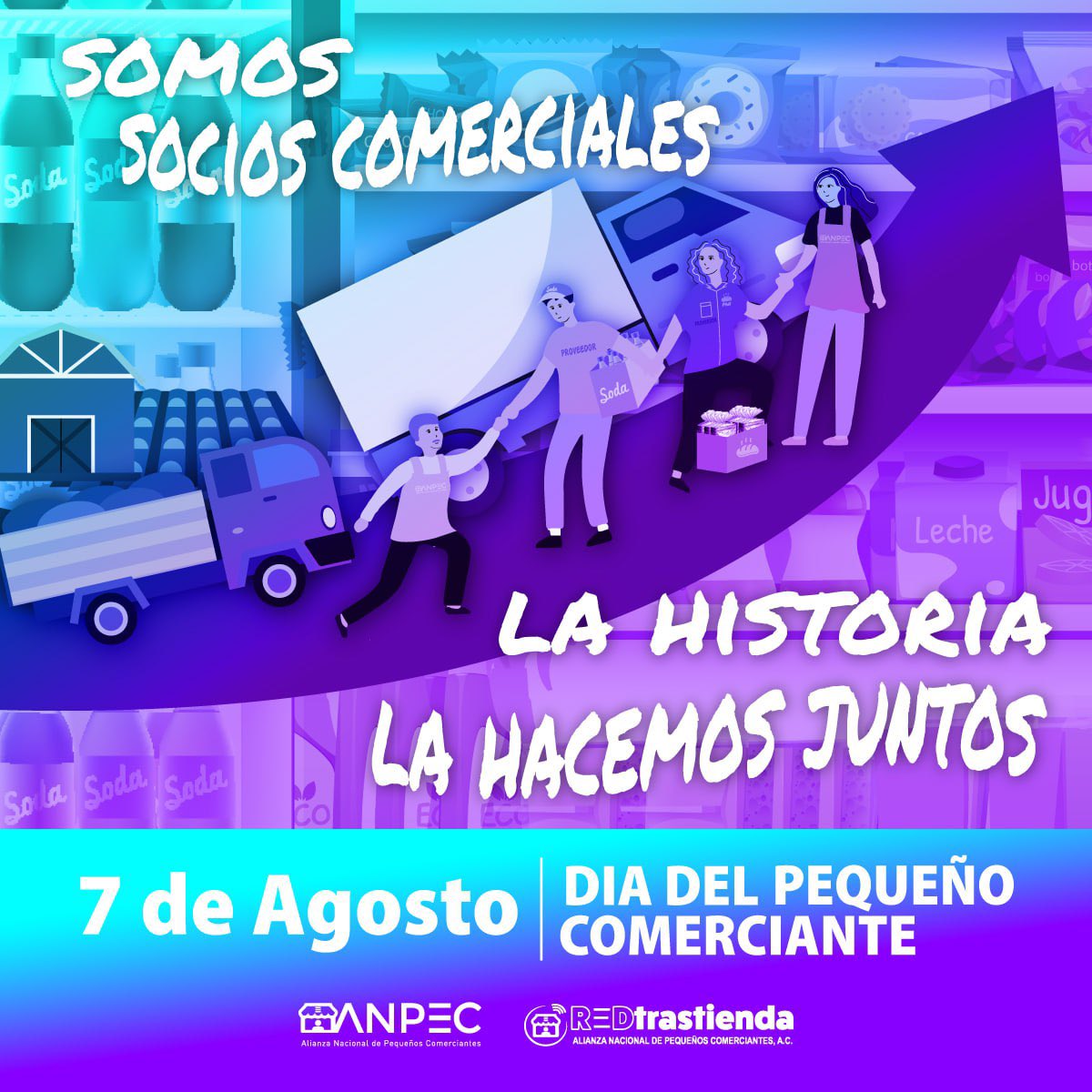 vigilante_cd's tweet photo. La historia la hacen juntos los socios comerciales #7AgostoDíaDelPequeñoComerciante https://t.co/Cxz1QgARTB