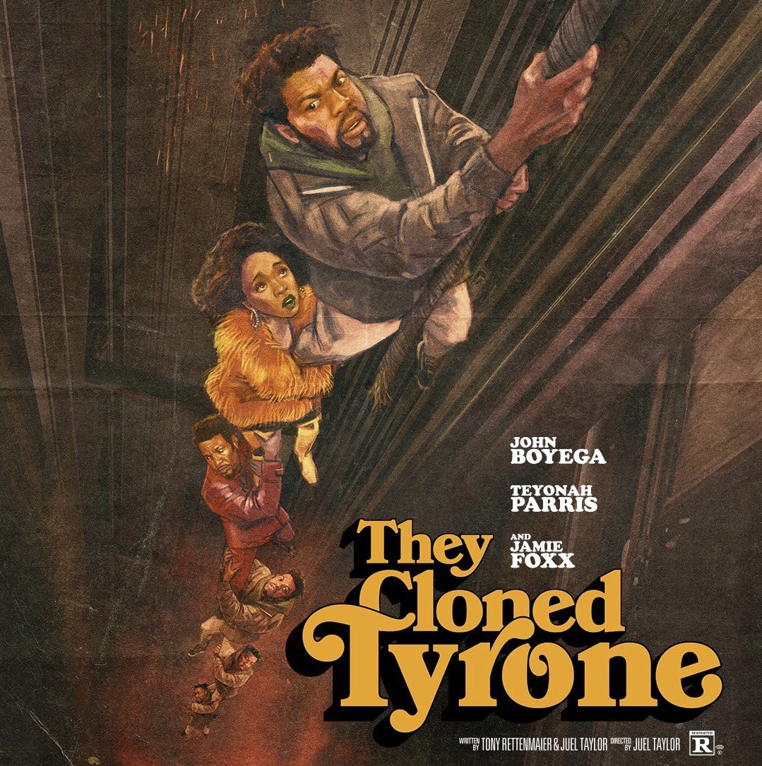 Hollywood Steve’s watch-a-thing: They Cloned Tyrone. Holy shit! Why aren’t you watching this now? Run to your nearest Netflickary and get this in you!