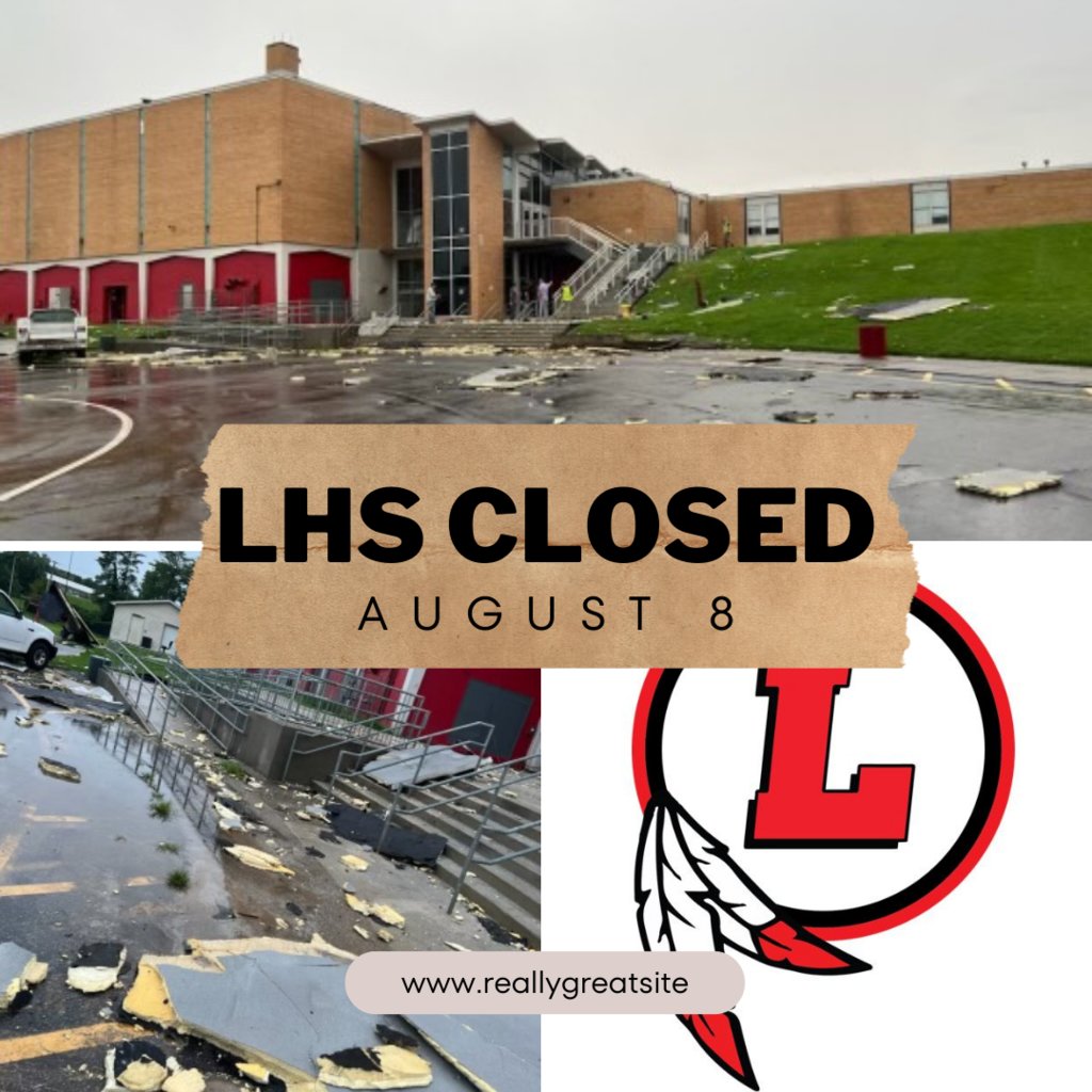 Due to storm damage, Loudon High School will be closed Tuesday, Aug. 8.  All other Loudon County Schools will be open.