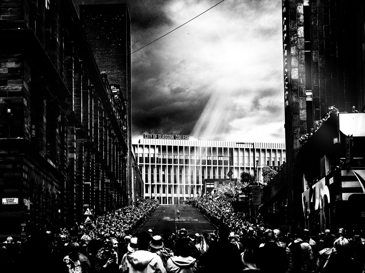 Lone Rider // "City of Glasgow College" #hasselblad #WorldChampionships #scotland #Glasgow2023