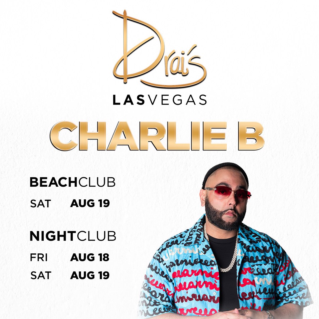 Next stop, Vegas 🎰

Aces ♠️ for a kid from 🇨🇦 embracing once in a lifetime experiences!  Grateful for the journey and opportunity to up the ante for us again 🎲 
 
Aug 18th &amp; 19th
Drais Night Club 🪩 
 
Aug 19th
Drais Beach Club 💦 
Drais Night Club 🪩