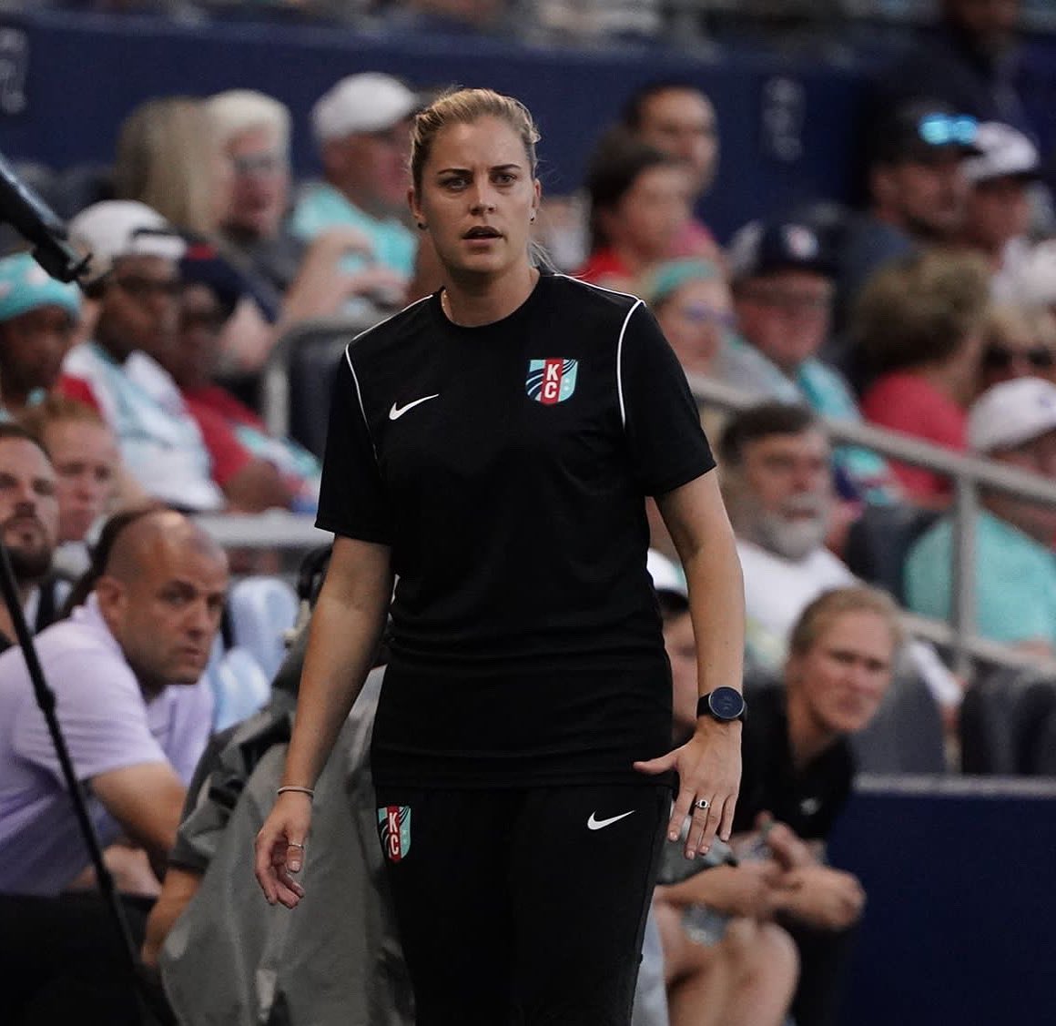 Caroline Sjöblom huvudtränare för Kansas City Current är klar för sommarspecialen. ✅