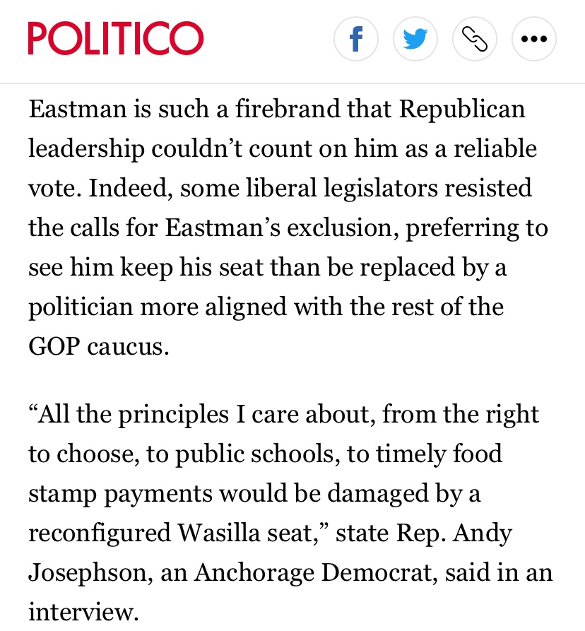 ChugachMtnBlues's tweet photo. Of all the craven hypocrites in #akdp, I’m the most frustrated with @repandyj, a Jew on record as saying he supported keeping a Nazi in the legislature because it would damage “the principles he cares about, like the right to choose,” and now backs an anti-choice candidate. https://t.co/pllhxbHEVY