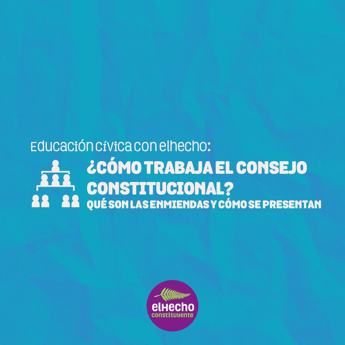 elHecho_CC's tweet photo. ¿Cómo trabaja el consejo constitucional? 🤍🌿

¿Qué significa presentar enmiendas? 
¡Aquí te contamos! 👀

#nuevaconstitucion 
#enmiendas #nuevaconstitucionparachile #procesoconstitucional #procesoconstituyente #santiagodechile #concepcionchile🇨🇱 #puertomontt #apruebo #rechazo https://t.co/i5FlIJiYpE