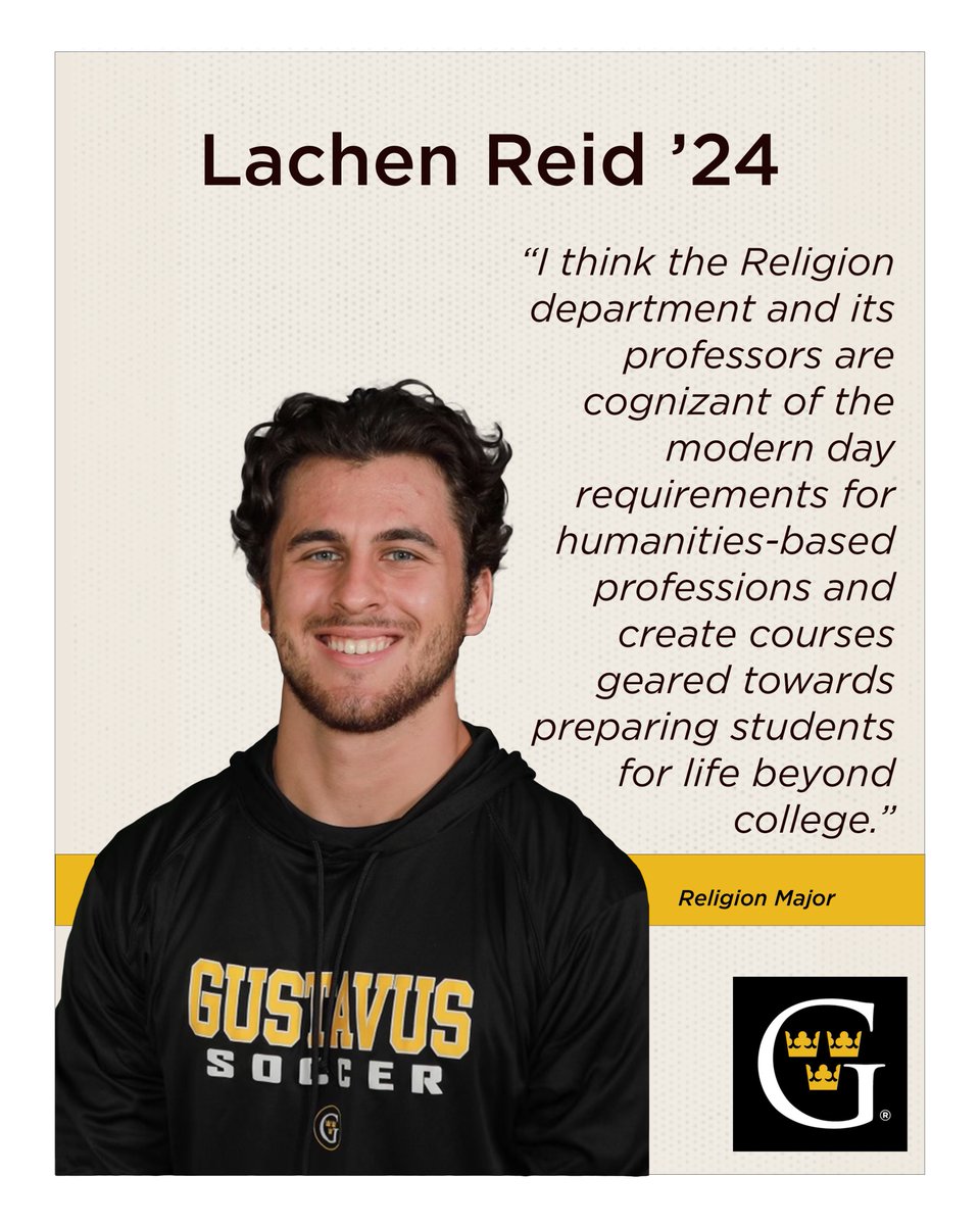 Lachen Reid shares that he embraces the seminar-style classes and student-directed learning within Gustavus' ReligionDepartment! academics.blog.gustavus.edu/2023/05/05/lac…