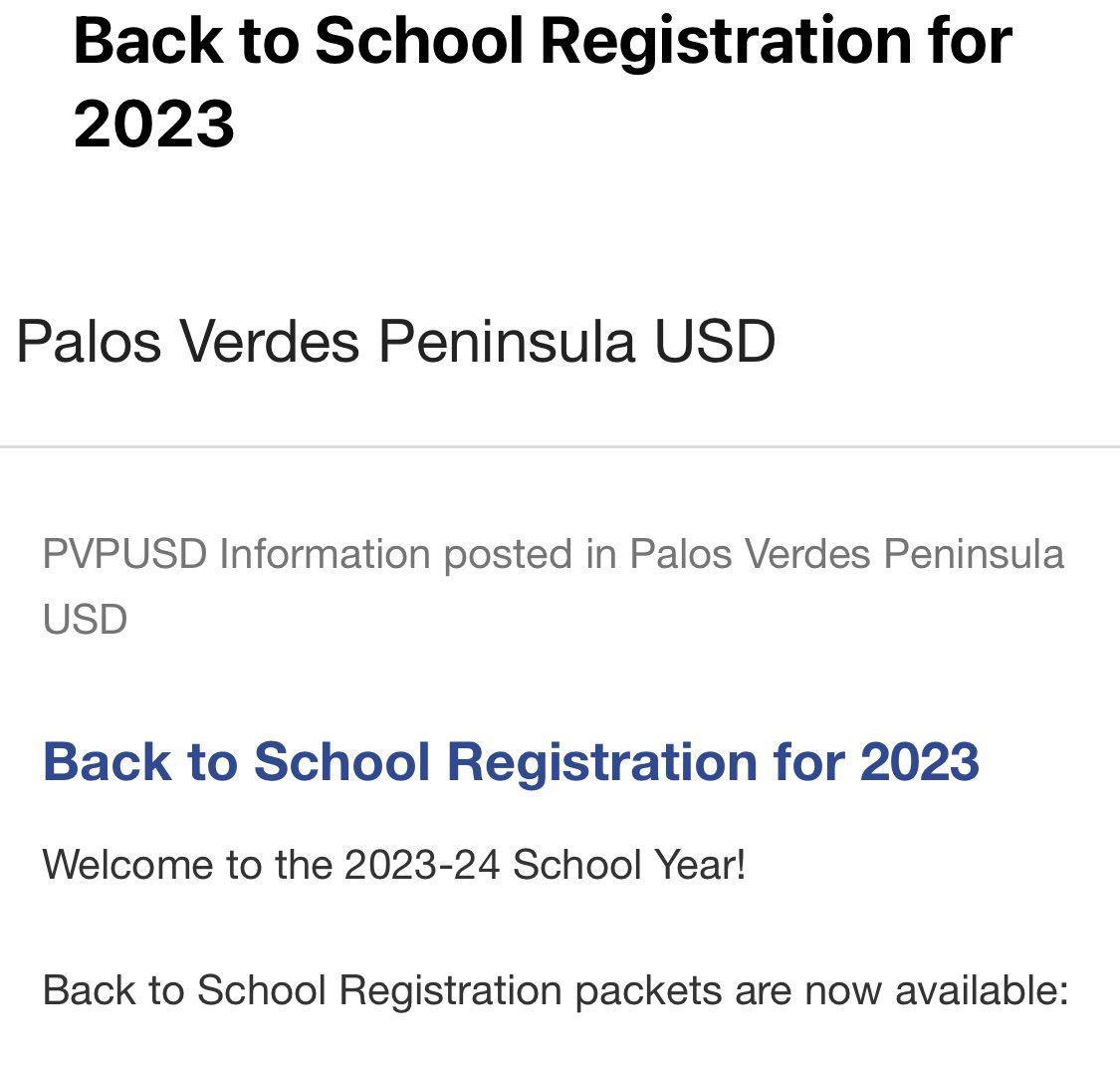 LunadaBayPTA's tweet photo. Check your email for link. Complete district forms and then go to step 2 for our school’s forms! https://t.co/L9R62M1Ymo