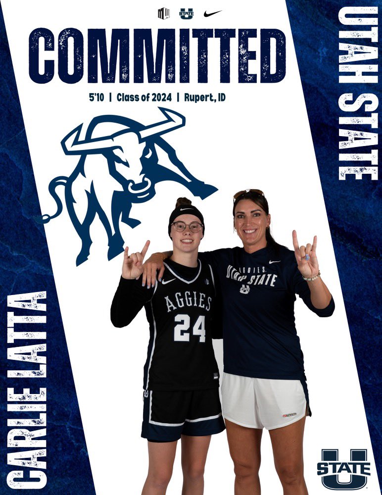 Super excited to announce my commitment to Utah State University! Thank you to God, my family, friends, teammates, and my coaches for helping me throughout this process!