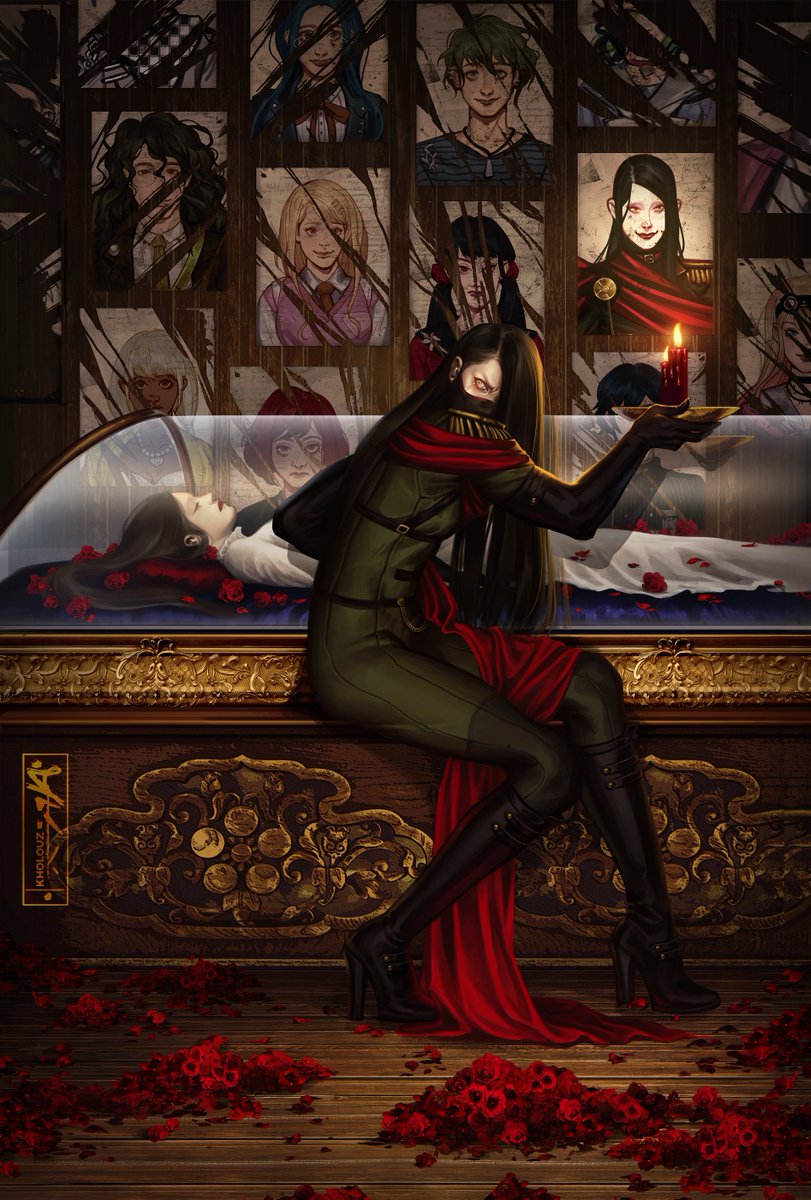 kholouz's tweet photo. AU - Mastermind Korekiyo Shinguji!🕯️

I realized I never posted the full illustration I did of Kiyo for the danganronpa MM zine from 2021 so here it is in its full glory✨ https://t.co/cV19bPQ6ZP