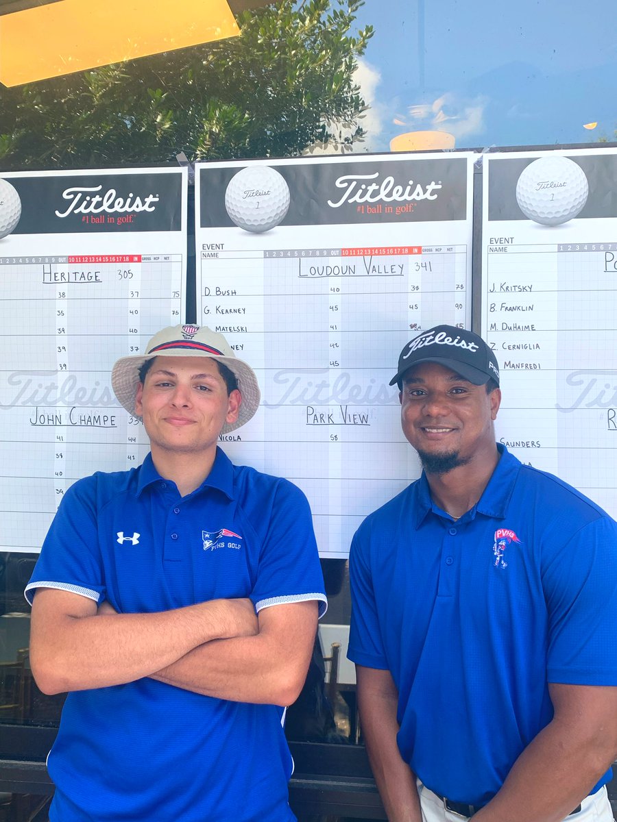 Great round of golf today to kick off the season! Can’t wait to have our full team compete in our next match (Aug. 22nd)! Way to finish strong Johnny! 💪🏽🏌️‍♂️<a href="/pvpatriotnation/">ParkViewAthletics</a>