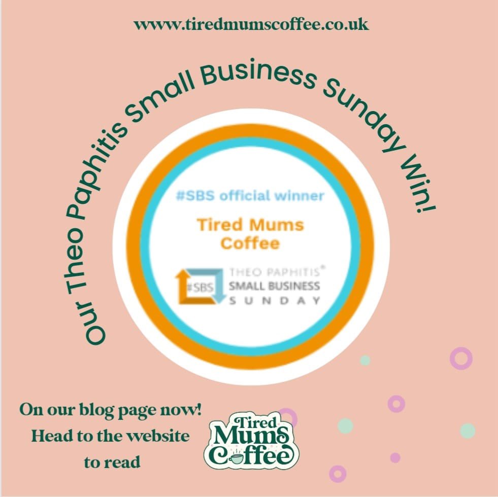 tiredmumscoffee's tweet photo. As a small business at the beginning of our journey, this is a BIG deal for us! 😁

Head to the blog page on our website to read more about our Small Business Sunday win 🎉 

Thank you @TheoPaphitis @TheSBS_Crew 

#sbs #smallbusinesssunday #fairtrade #sbswinner https://t.co/8u0Wv3br8e