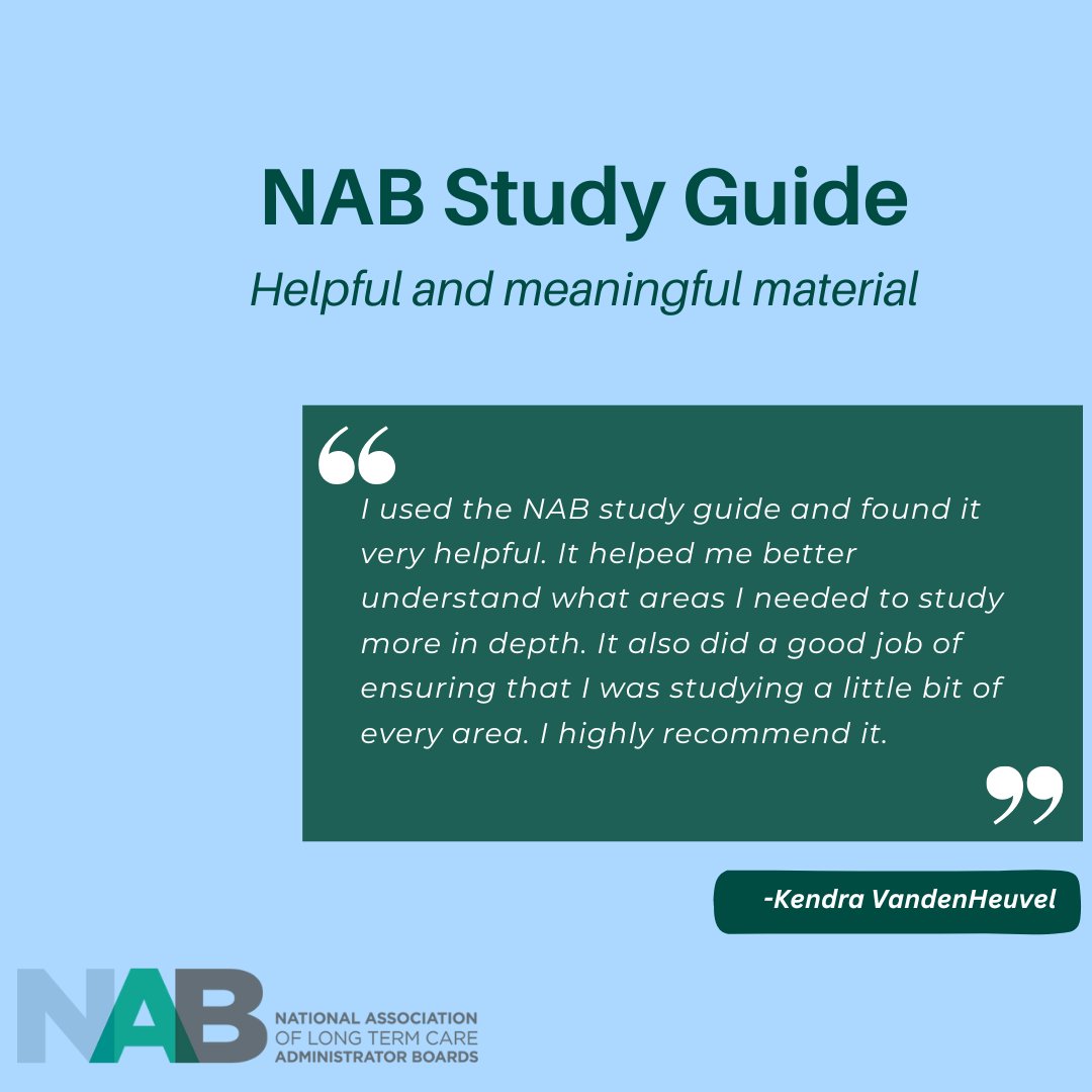 Have you heard about the revamped NAB Study Guide? Learn more: nabweb.org/seeking-licens…