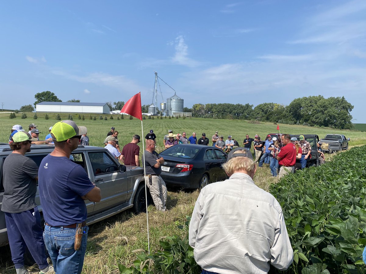 Shout out to Peterson Farms of Craig, NE and Practical Farmers of Iowa today for sponsoring a Farm Field Day incorporating Cover Crops for better soil health!  Very informative!