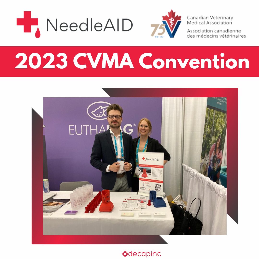 We were thrilled to be part of the 2023 CVMA Convention!  NeedleAID is making a mark with our innovative solution for safer needle preparation in veterinary care. We enjoyed unparalleled networking, engagement, and learning opportunities. 💼 #CVMAConvention2023 #NeedleAID