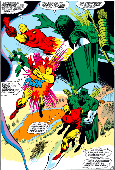 MarvelADay's tweet photo. #MarvelADay #IM49 Round 2 takes place outside and merits a lovely full-page spread. Very nice job from Tuska and Colletta! - VA https://t.co/okGARfplvO