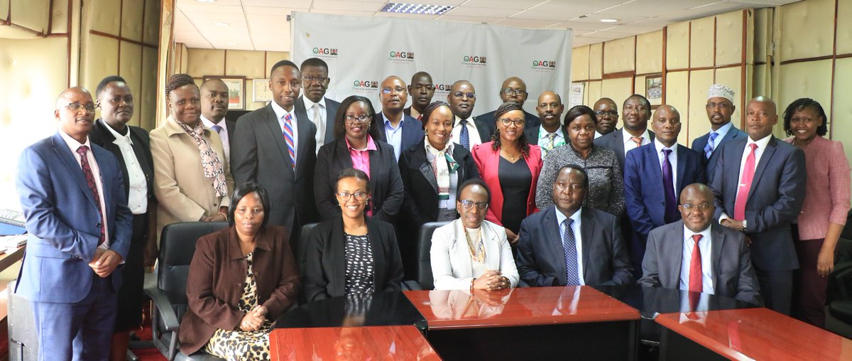 Auditor-General, CPA Nancy Gathungu, CBS, in a planning meeting with World Bank officials. The meeting discussed the expanded <a href="/OAG_Kenya/">Auditor-General Kenya</a> audit mandate including auditing of donor funded projects and how to effectively partner to enhance quality audits.
#EnhancingAccountability