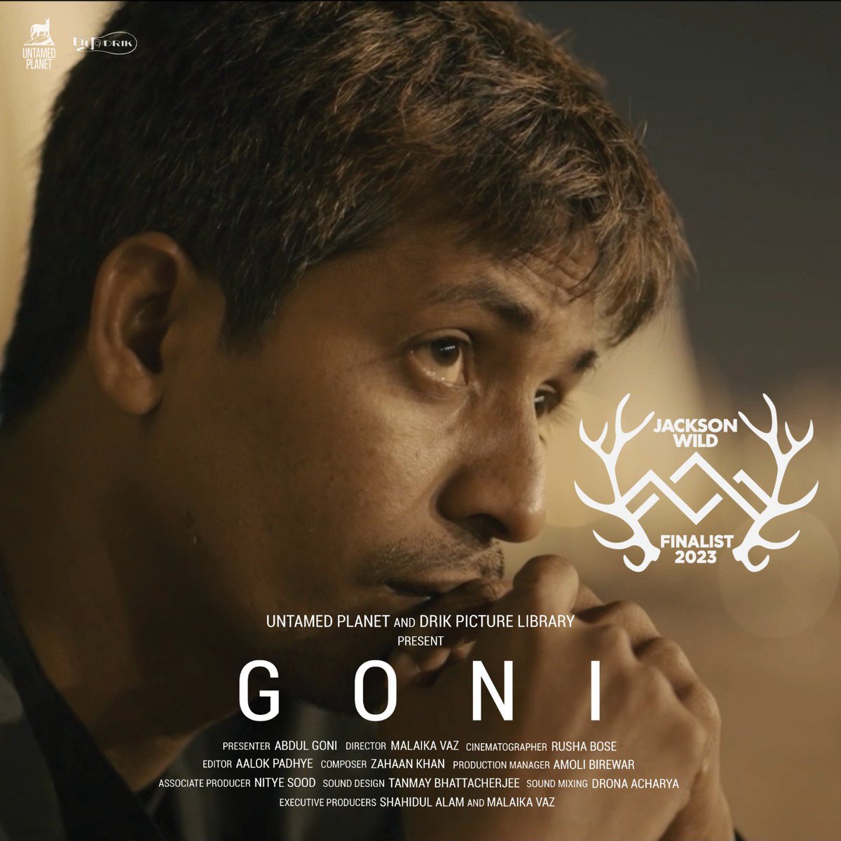 Our film GONI is a finalist at this years @JacksonWild festival!

Had the privilege of editing this powerful story directed by Malaika Vaz and produced by Untamed Planet Films and @drikimages 

@tanmaysound @maybedrona @shahidul @nityesood #Documentary #festival #finalist #Editor