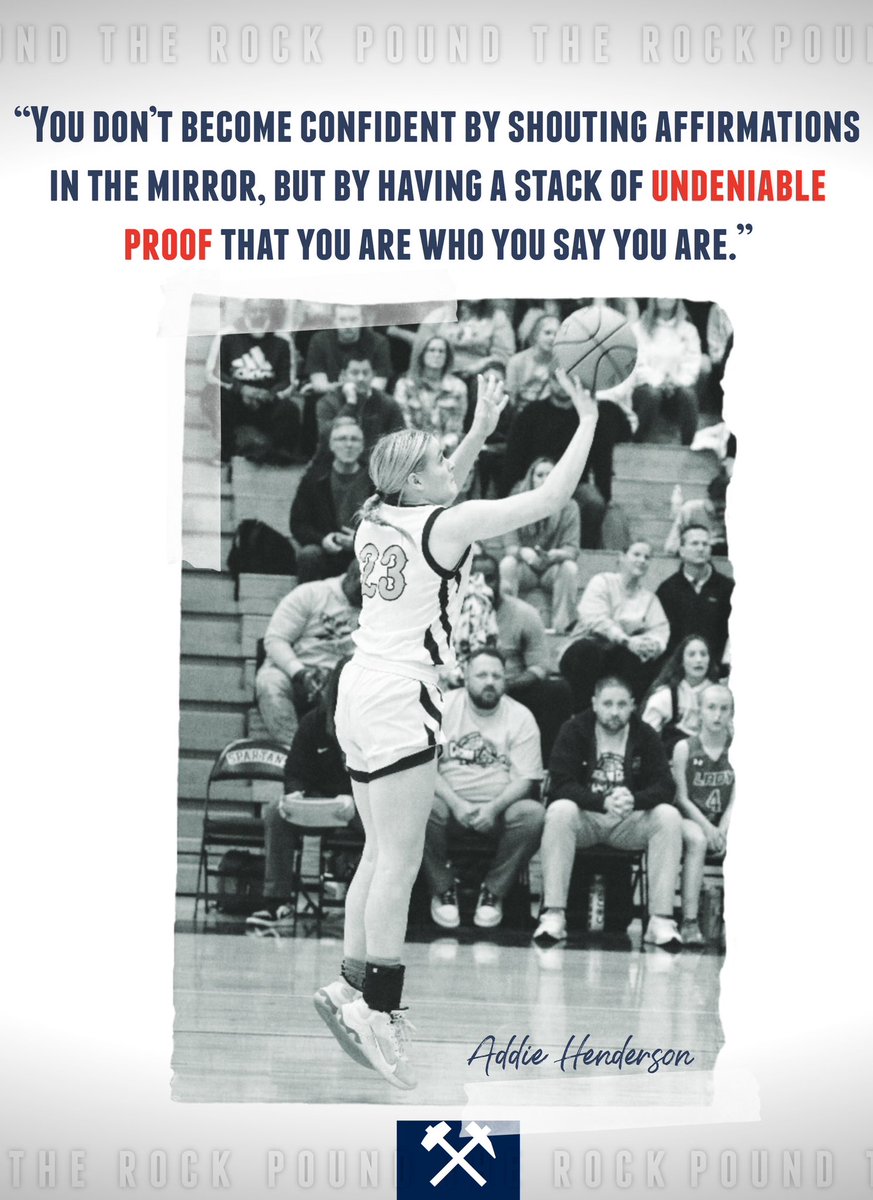 FHCgirlsbball's tweet image. #QuickHit⚒ 

Outwork your self-doubt. 

📸 | @wickerhanger