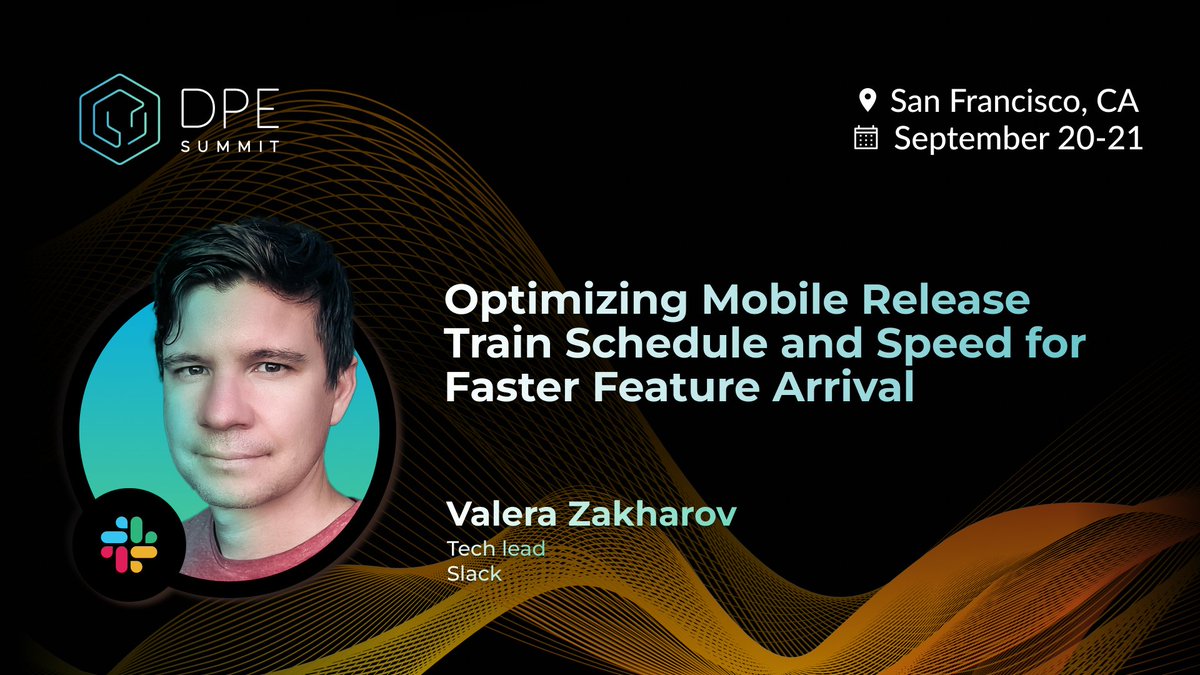 RSVP to #DPESummit23 to hear from <a href="/valera_zakharov/">Valera Zakharov</a>, Tech Lead at <a href="/SlackEng/">Slack Engineering</a>, as he shares a behind-the-scenes look at Slack’s decision to move to a more frequent release train schedule—get the lowdown on both the process and results. The DPE Summit speaker lineup 🎤 includes