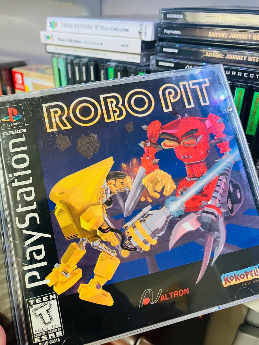 theWellRedMage's tweet photo. Happy 27th birthday to Robo Pit 👑

This is one of my favorite PS1 fighting games and it's vastly underappreciated. Players build a basic robot then battle through an arena stealing weapons from defeated opponents. Classic. https://t.co/sohwXu3tlc