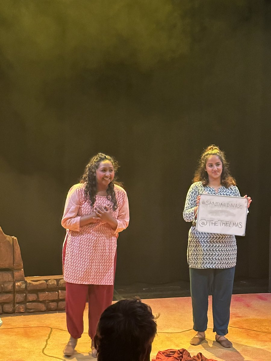 Great show today from #santiandnaz <a href="/TheThelmas/">The Thelmas</a> I loved every second of this coming of age story about change. A country on the brink of change, two women whose relationship changes. Brava!