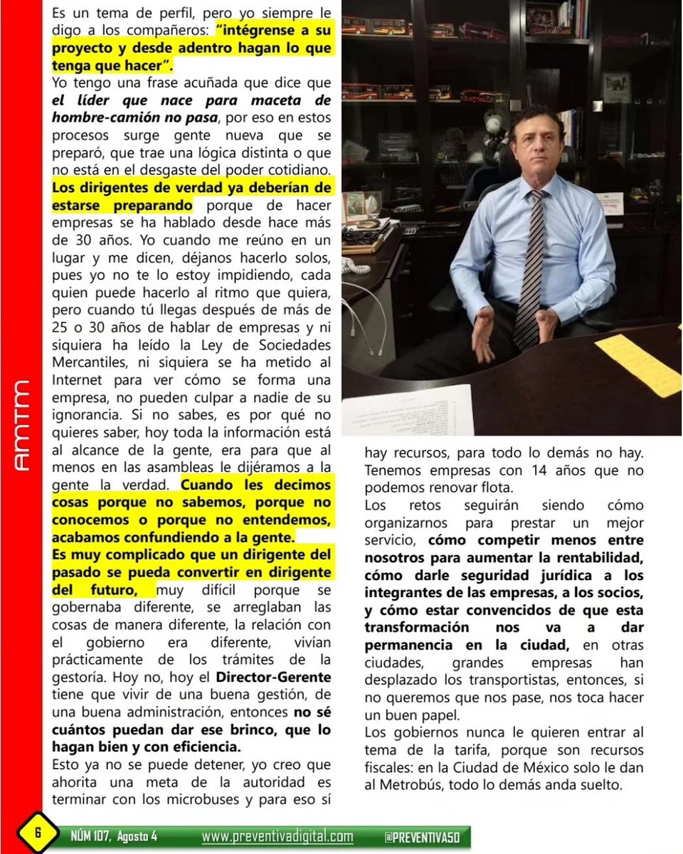 PREVENTIVA50's tweet photo. Apostando a la transformación del #transporte: Padilla

"...Yo  he apostado toda mi vida a la transformación, al aprendizaje, a la mejora.

Lo que he procurado es aprender de lo que esta pasando en otros lados, particularmente en #Colombia y en #Brasil, a partir de ello es https://t.co/5RmVheA9gc