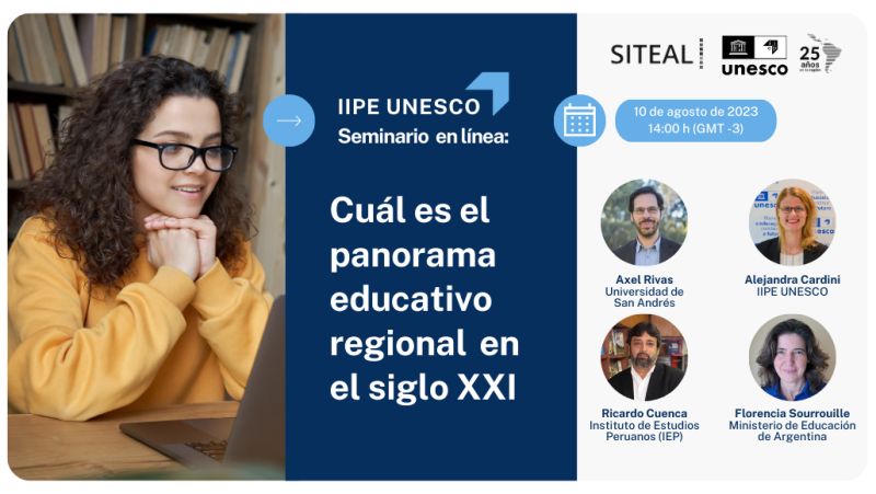 LuliCardini's tweet photo. ¡Para agendar! Este jueves conversaremos sobre los logros y desafíos de la educación en América Latina en el siglo XXI con @arivas7 @richicuenca @FSourrouille. 1er encuentro del Ciclo de Seminarios por el 20° aniversario de SITEAL. 14:00 h (GMT -3). 👉https://t.co/wCKw0llrbj https://t.co/nOd2F218q3
