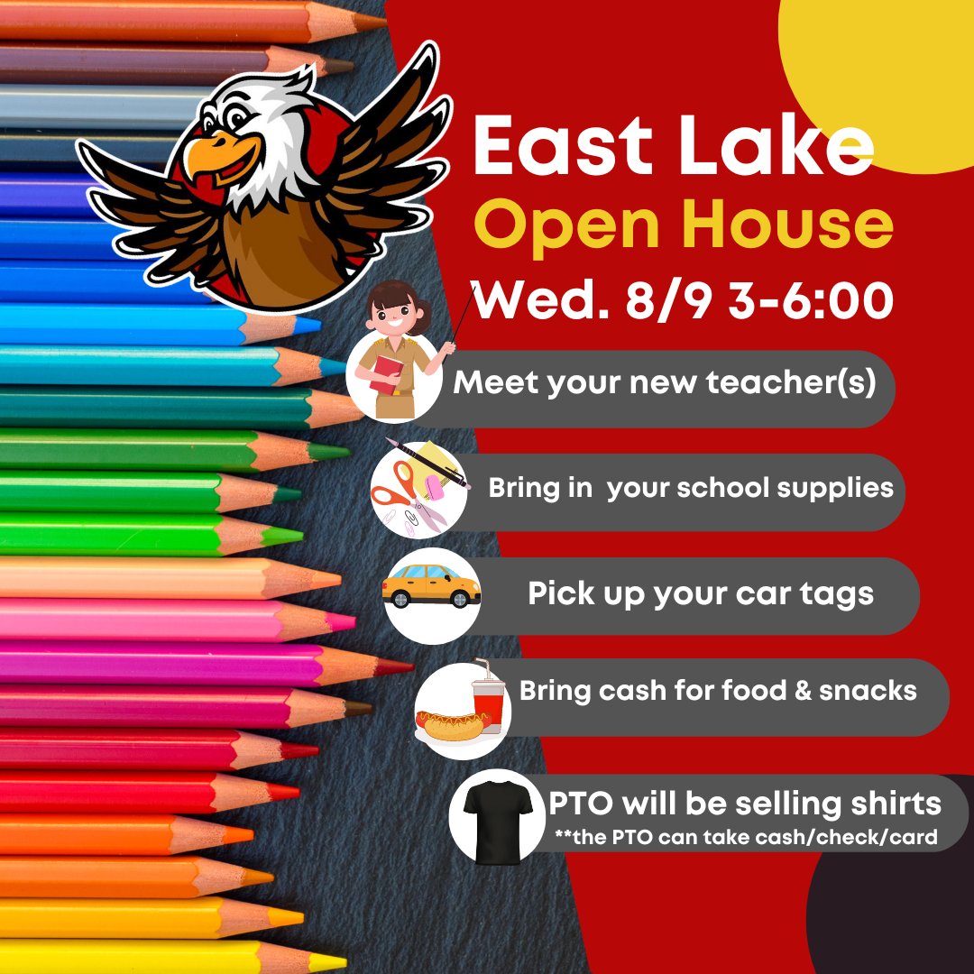 Can't wait to see our Eagles this WEDNESDAY from 3:00-6:00 p.m.!