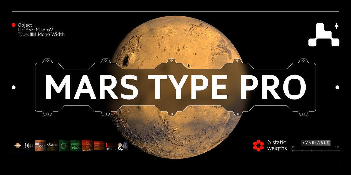 mars_type's tweet photo. Recently I posted an open brief. I needed to have promotional images for my family — Mars Type PRO:  https://t.co/cMNGu9jhz7

This is one of the best submissions. The author is @artemiymorozov 

Cool, isn't it? All that's left is to add Cyrillic to the images!

#marstype #mars https://t.co/PBYacLFwUy