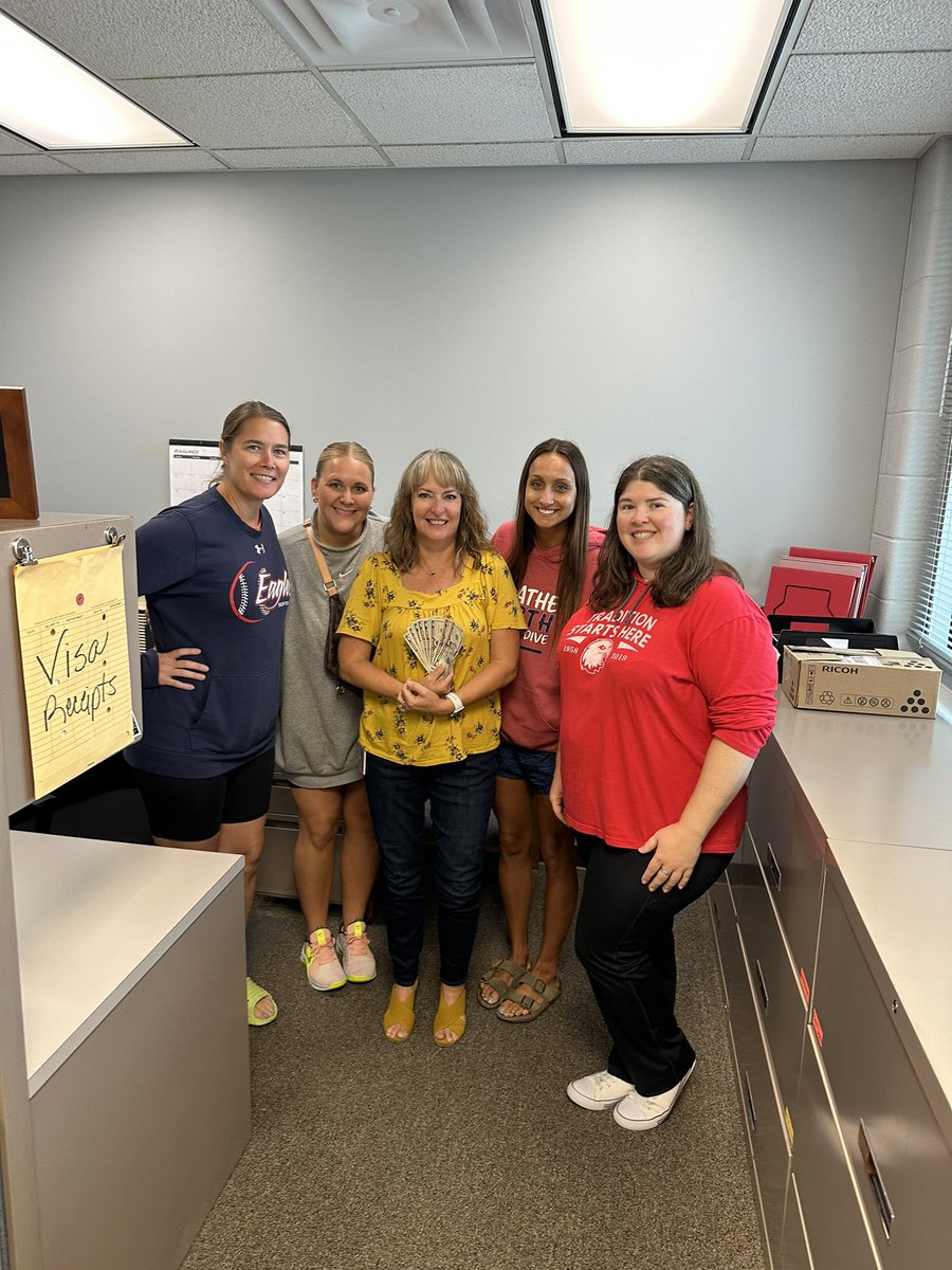 Olathe North Social Studies department giving back to the community by paying off school lunch fees! Thankful for the opportunity to make a difference. ❤️💙🦅#ONteach #BePresent #PresentInTheCommunity
