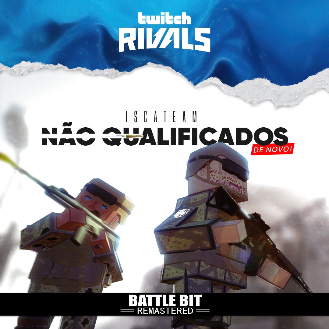 IscaTeam's tweet photo. É Rapaziada mais umas vez ficamos de fora na qualificação do Rivals quem sabe na próxima! 🥲
#GoIsca 🎏🎏🎏 https://t.co/wGUAIyhxZR