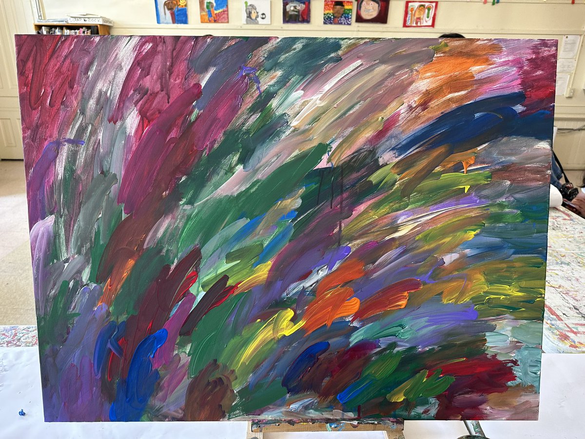 EsperanzaCSChi's tweet photo. The artist🧑🏾‍🎨 behind the art🎨

Becoming a monthly donor could mean funding the art program AND winning a beautiful piece of artwork like this! Become a monthly donor today: https://t.co/FjcR1cdjTr https://t.co/zjU39UXVU7