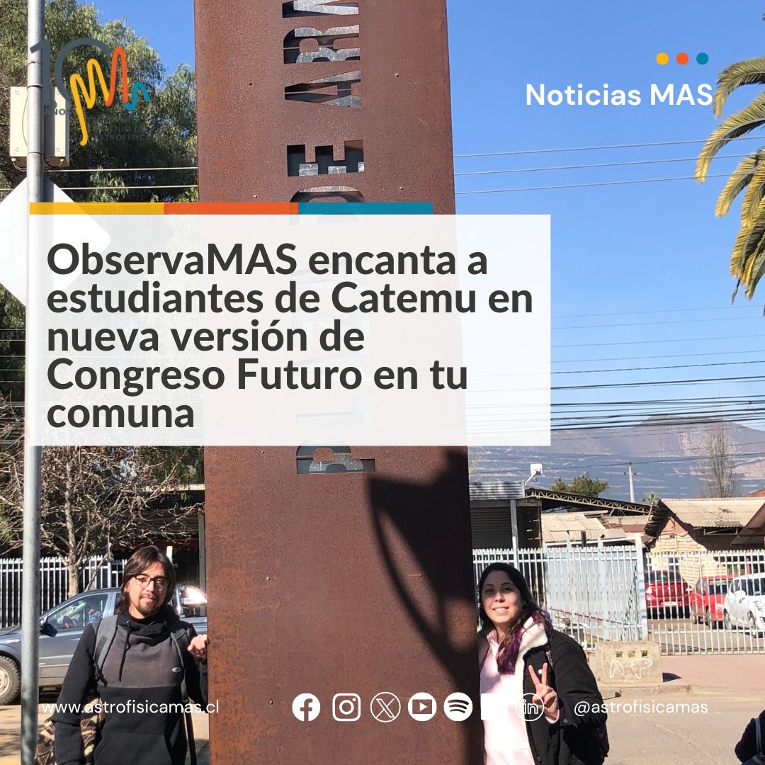 astrofisicaMAS's tweet photo. #ObservaMAS Hace algunas semanas estuvimos compartiendo con estudiantes de colegios de @municatemu en la Región de Valparaíso.
Todo en el marco del @congresofuturo en tu comuna
#centrosAnid #talleres #talleresdeastronomía #astronomíaentretenida #ciencia #nebulosas https://t.co/W6o5FK6bYB