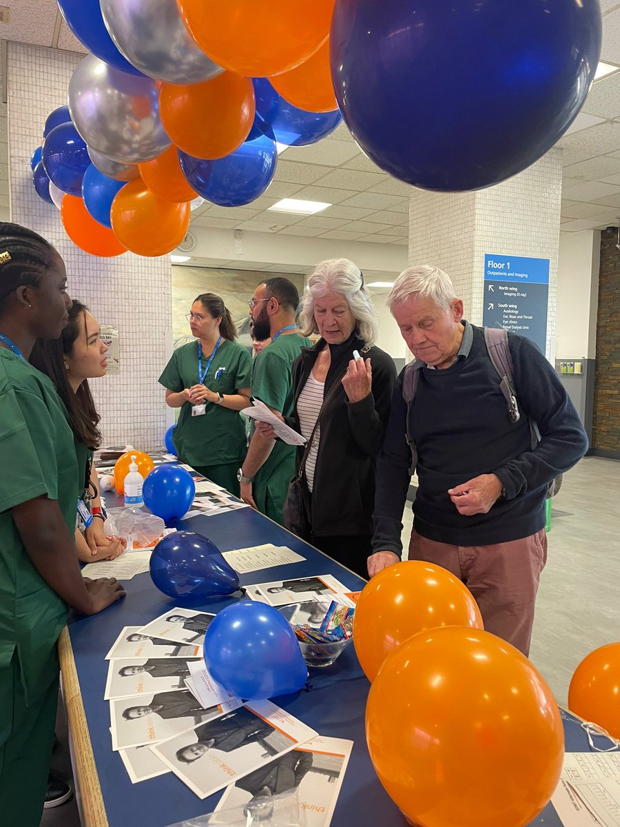 Great turnout at the #NeurosciencesResearchAwarenessDay at Charing Cross Hospital! We have spent the day engaging in interesting discussions with patients on #MultipleSclerosis and #ParkinsonsDisease and how to #BePartOfResearch! 🧠💙 @ImperialNHS @ImperialPeople