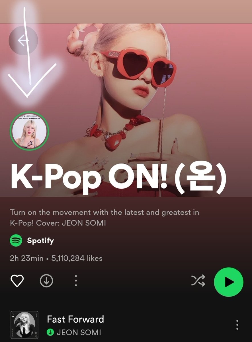 If you press the Green Circle on Spotify's Kpop On playlist, they have an interview with Somi! ♥️