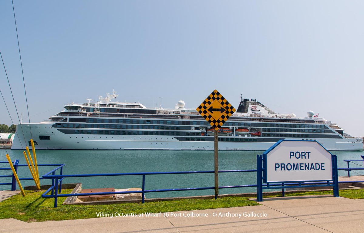 A_Gallaccio's tweet photo. .@VikingCruises #vikingoctantis #vikingpolaris #cruiseships #greatlakes #cruise in @PortColborne @niagarasthcoast More info: https://t.co/G7pOxXNi2J https://t.co/pwDB4ABu7H