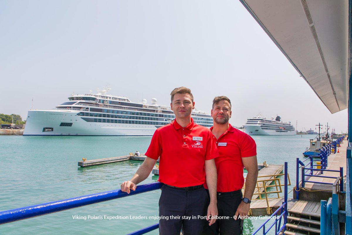 A_Gallaccio's tweet photo. .@VikingCruises #vikingoctantis #vikingpolaris #cruiseships #greatlakes #cruise in @PortColborne @niagarasthcoast More info: https://t.co/G7pOxXNi2J https://t.co/pwDB4ABu7H