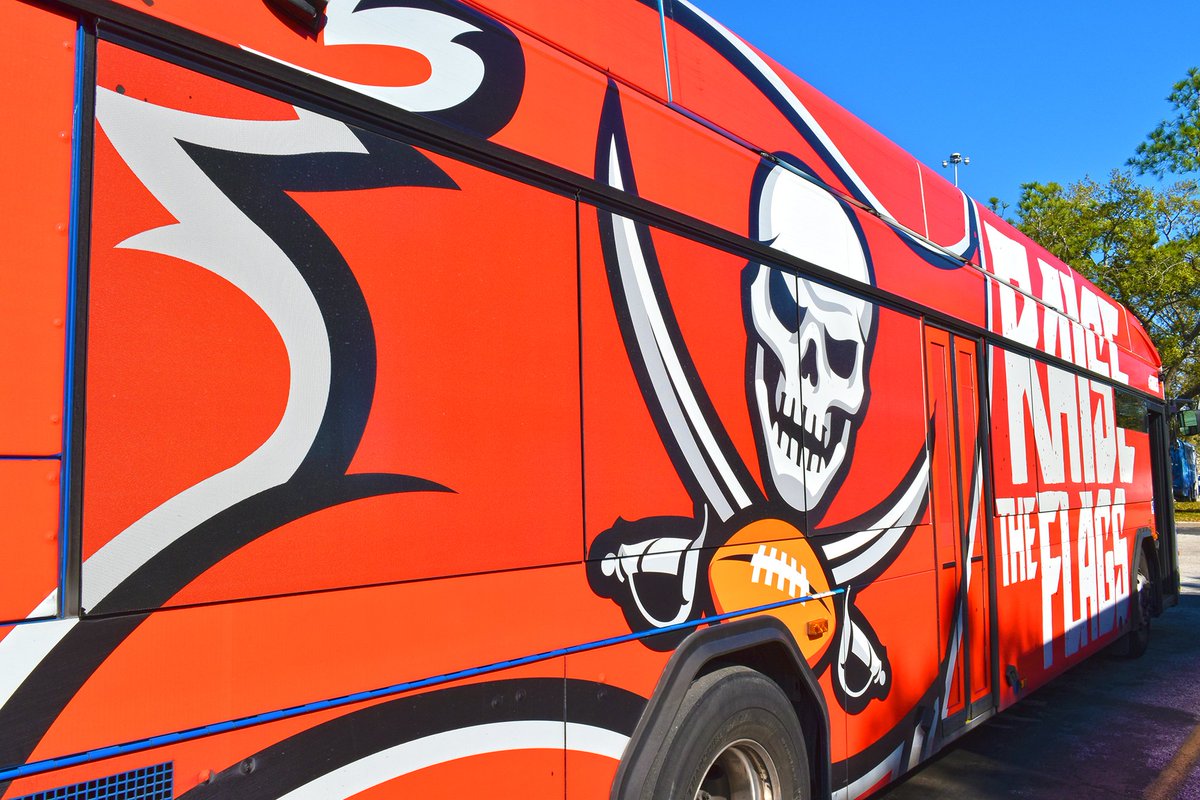 GoHART's tweet photo. BUCS TRAINING CAMP: The #Bucs are BACK! Need a lift to #TrainingCamp? Hop on HART route(s) 7,32,36,45 to #OneBucPlace!
🏴☠️ Schedule: https://t.co/PVgMjt8RzX #GoBucs https://t.co/8roNhnHEWL