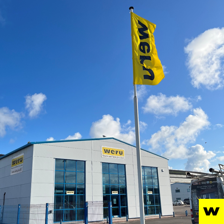 WeruWindows's tweet photo. Finally!....We have blue sky again over our #Blackpool showroom 🌞
#windowshowroom #granddesigns #August2023 https://t.co/6uBuffcFB4