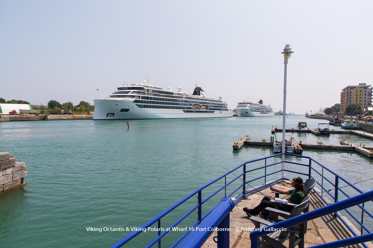 A_Gallaccio's tweet photo. .@VikingCruises #vikingoctantis #vikingpolaris #cruiseships #greatlakes #cruise in @PortColborne @niagarasthcoast More info: https://t.co/G7pOxXNi2J https://t.co/pwDB4ABu7H
