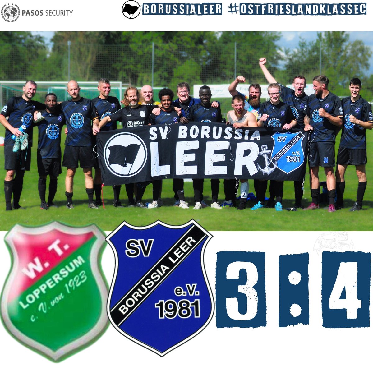 Puh, die Nachspielzeit kam uns seeeeehr lange vor.
Am Ende hat es gereicht.
Borussia siegte mit 4:3 bei einem der letztjährigen Spitzenteams. Alle Infos hier: borussialeer.de/2023/08/06/bei…